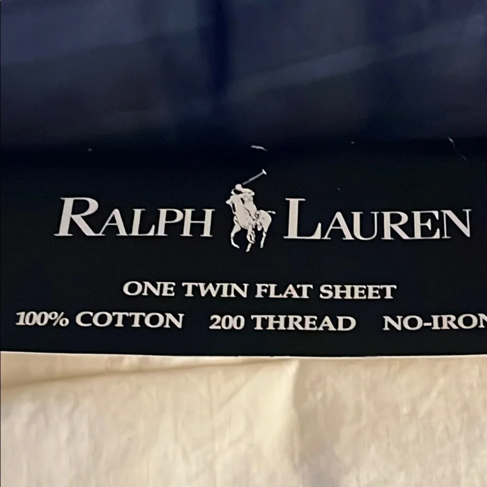 NWOB! Ralph Lauren Twin Flat Sheet. New without bag!
